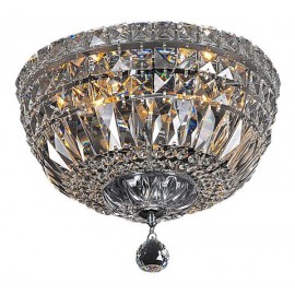 Lighting Inspiration-Classique Flush 3/Lt Small 30Cm / 5/LT Medium Chrome